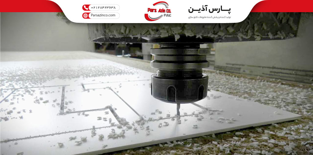 برش انواع ورق پی وی سی